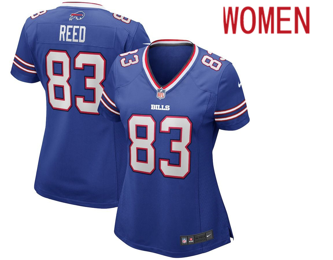 Women Buffalo Bills #83 Andre Reed Nike Royal Game Retired Player NFL Jersey->women nfl jersey->Women Jersey